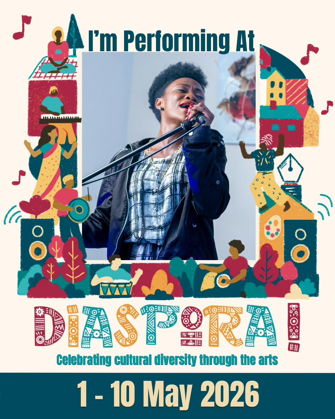 Performer Announcement & Social Frame